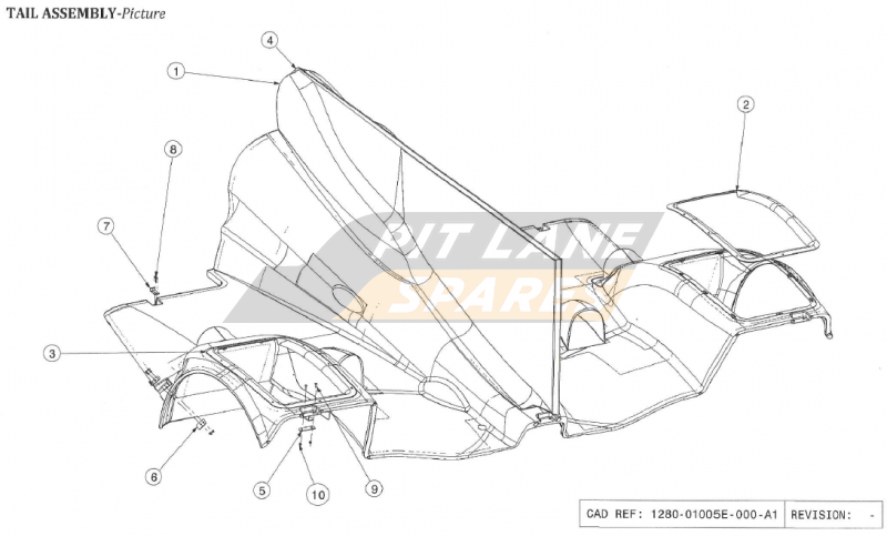 TAIL ASSEMBLY Diagram